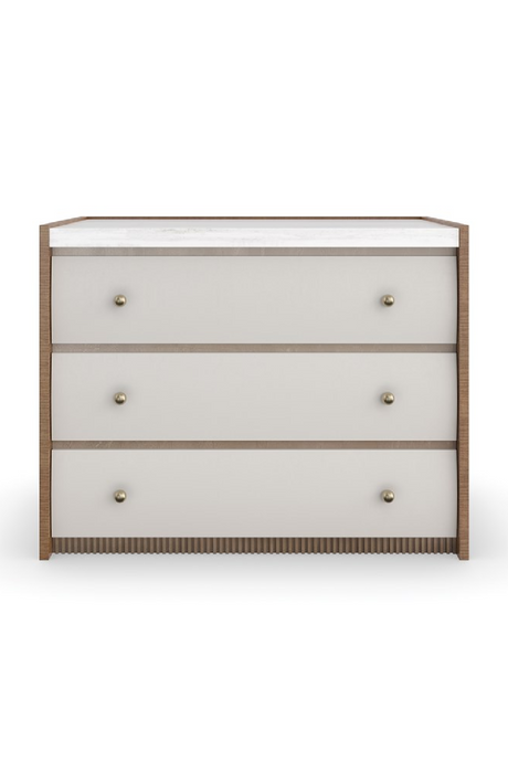Sycamore Panel 3-Drawer Nightstand | Caracole Avignon | Caracole.eu.com