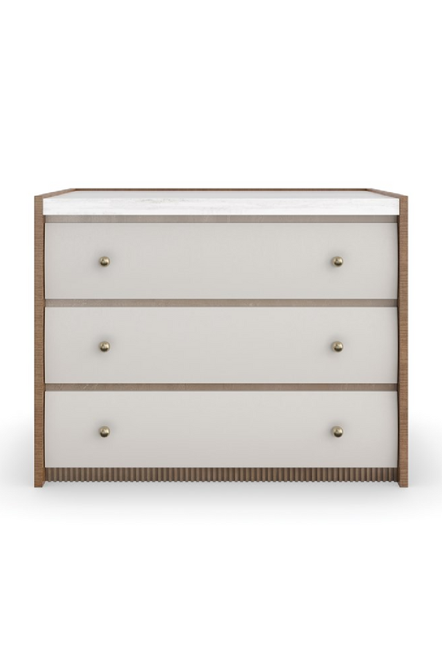 Sycamore Panel 3-Drawer Nightstand | Caracole Avignon | Caracole.eu.com