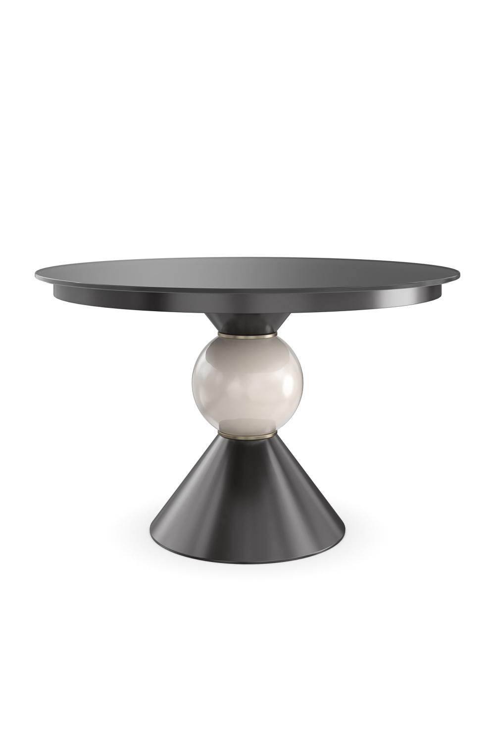 Black Glass Dining Table | Caracole Chalice | Caracole.eu.com