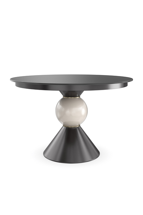 Black Glass Dining Table | Caracole Chalice | Caracole.eu.com