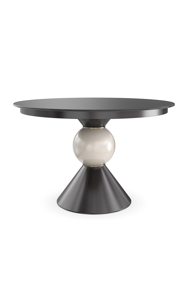Black Glass Dining Table | Caracole Chalice | Caracole.eu.com