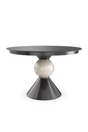 Black Glass Dining Table | Caracole Chalice | Caracole.eu.com