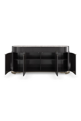 Silver 4-Door Sideboard | Caracole Glace | Caracole.eu.com