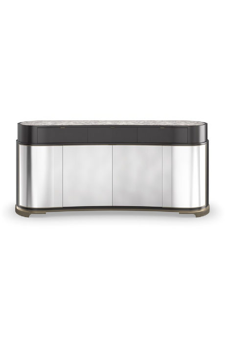 Silver 4-Door Sideboard | Caracole Glace | Caracole.eu.com