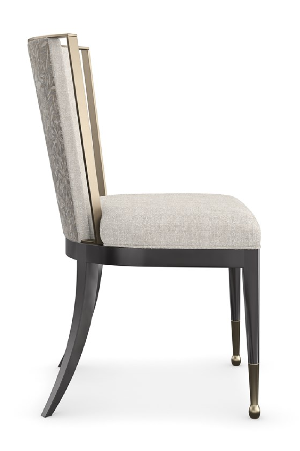 Ivory Linen-Blend Dining Chair | Caracole Astoria | Caracole.eu.com