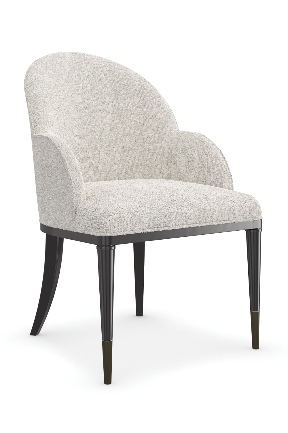 White Chenille Dining Chair | Caracole Nuage | Caracole.eu.com