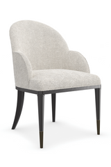 White Chenille Dining Chair | Caracole Nuage | Caracole.eu.com
