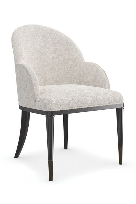 White Chenille Dining Chair | Caracole Nuage | Caracole.eu.com