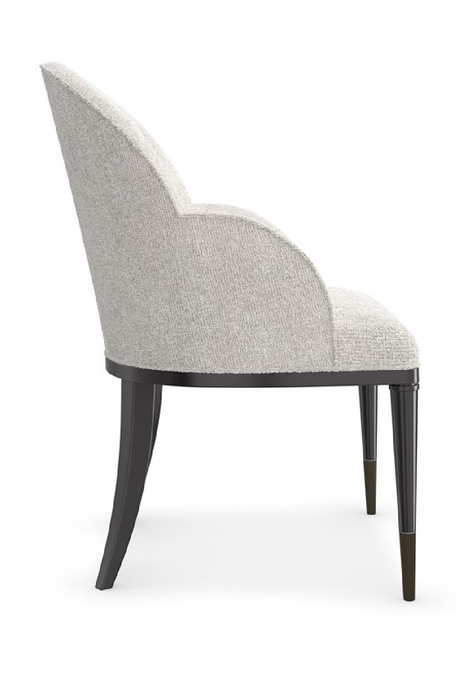 White Chenille Dining Chair | Caracole Nuage | Caracole.eu.com