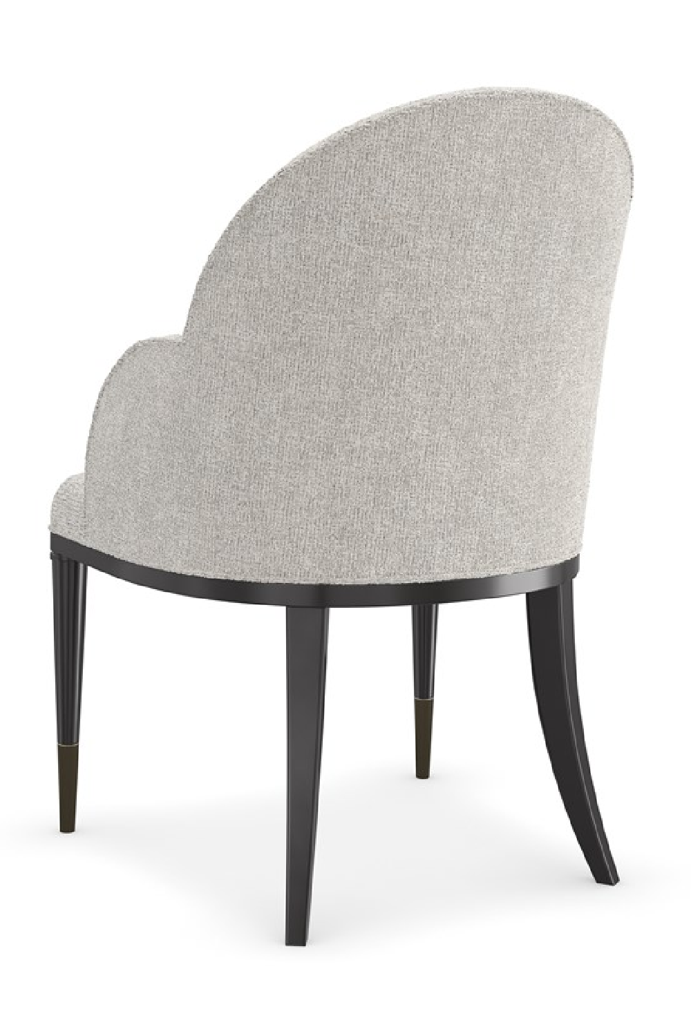 White Chenille Dining Chair | Caracole Nuage | Caracole.eu.com
