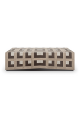 Parquet Rectangular Coffee Table | Caracole Illusion | Caracole.eu.com