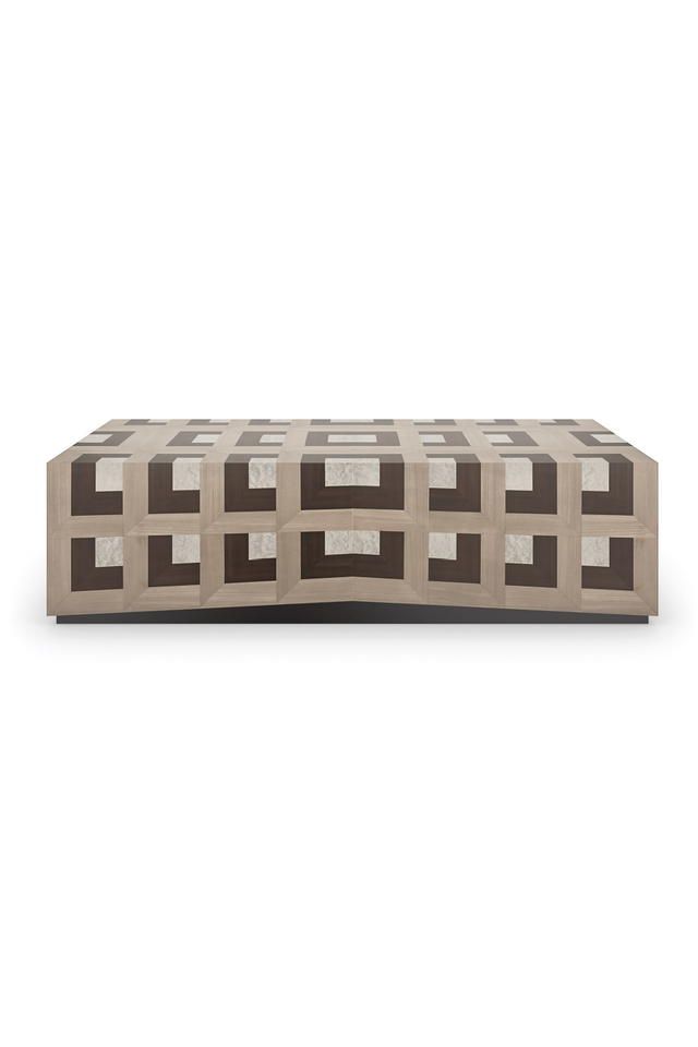 Parquet Rectangular Coffee Table | Caracole Illusion | Caracole.eu.com