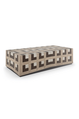 Parquet Rectangular Coffee Table | Caracole Illusion | Caracole.eu.com