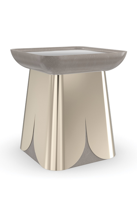 Square Mirror End Table | Caracole Zenith | Caracole.eu.com