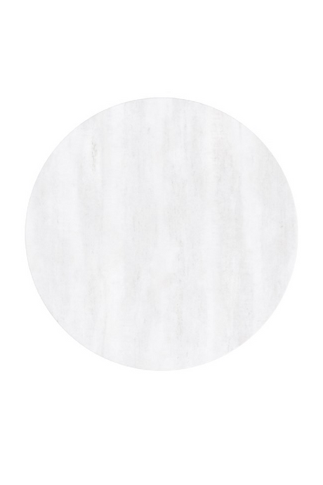White Stone Pedestal Side Table | Caracole Beta | Caracole.eu.com