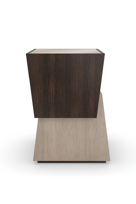 Two-Toned Cubist Side Table | Caracole Relativity | Caracole.eu.com