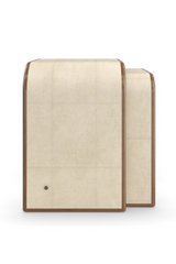 Ivory Parchment Nesting Tables (2) | Caracole Delano | Caracole.eu.com