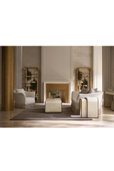 Ivory Parchment Nesting Tables (2) | Caracole Delano | Caracole.eu.com