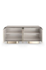 Mirrored 4-Door Media Unit | Caracole Aero | Caracole.eu.com