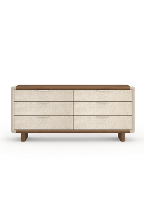 Suede Side 6-Drawer Dresser | Caracole Botero | Caracole.eu.com