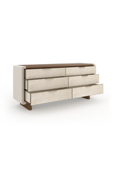 Suede Side 6-Drawer Dresser | Caracole Botero | Caracole.eu.com