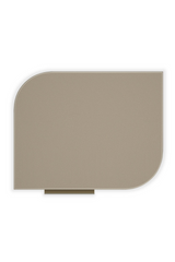 Silver Gloss 2-Drawer Nightstand | Caracole Oblique | Caracole.eu.com