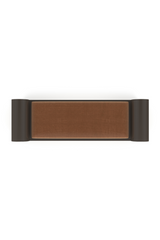 Bronze Framed Velvet Bench | Caracole Beau | Caracole.eu.com