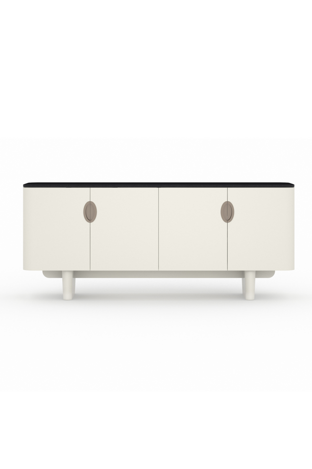 White 4-Door Sideboard | Caracole Paragon | Caracole.eu.com