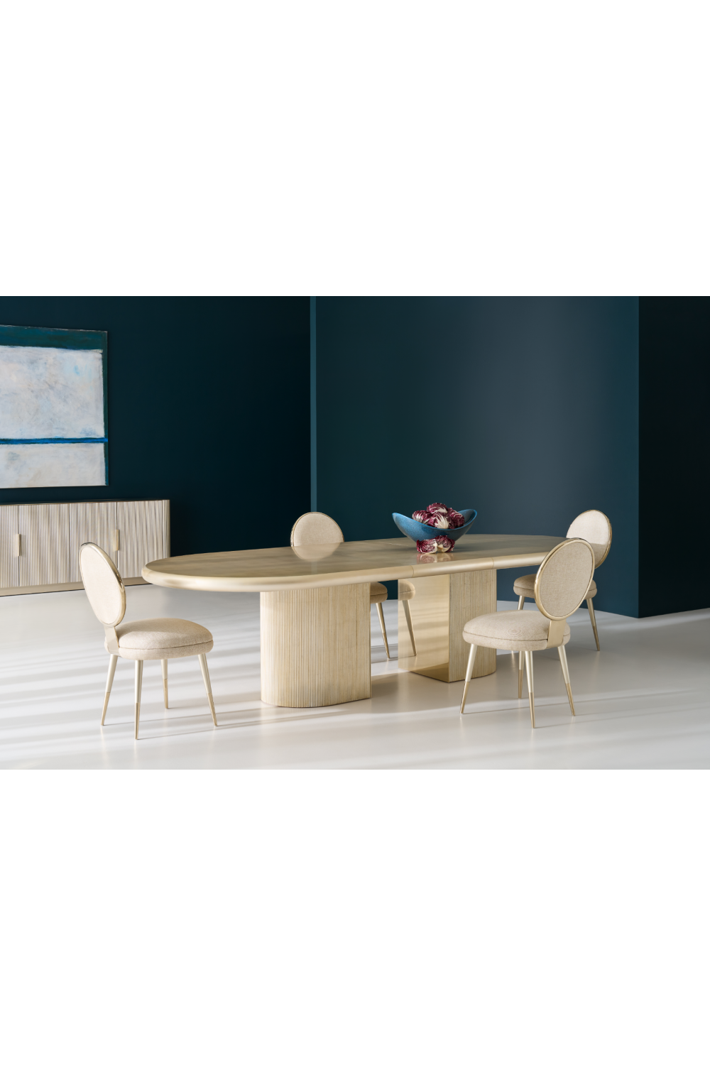 Light Gold Dining Chair | Caracole Apollo | Caracole.eu.com