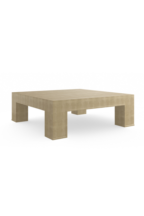 Square Hardwood Coffee Table | Caracole Dorado | Caracole.eu.com
