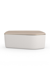 Ivory Bouclé Coffee Table | Caracole Serir | Caracole.eu.com