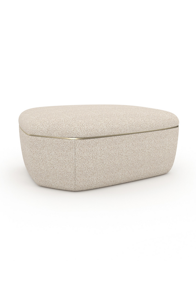 Ivory Bouclé Coffee Table | Caracole Serir | Caracole.eu.com