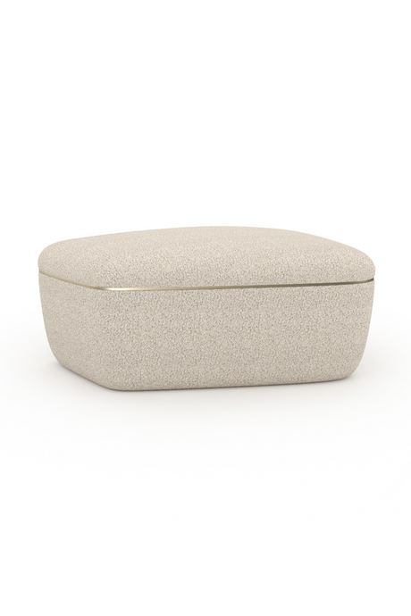 Ivory Bouclé Coffee Table | Caracole Serir | Caracole.eu.com