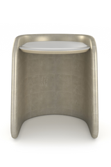 Frosted Glass Side Table | Caracole Bauble | Caracole.eu.com