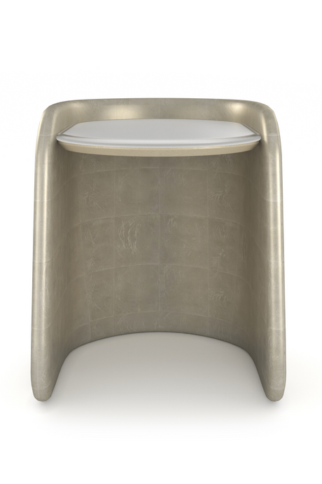 Frosted Glass Side Table | Caracole Bauble | Caracole.eu.com