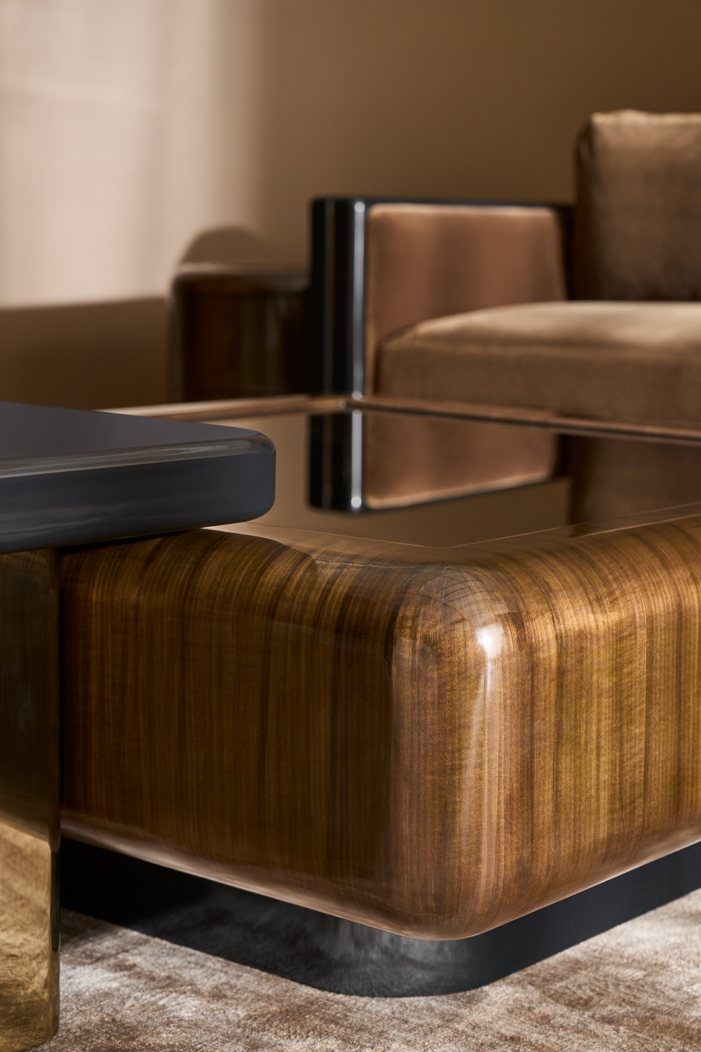 Glossy Square Accent Table | Caracole Gelee