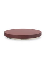 Red Cocktail Round Accent Tray | Caracole Radius | Caracole.eu.com