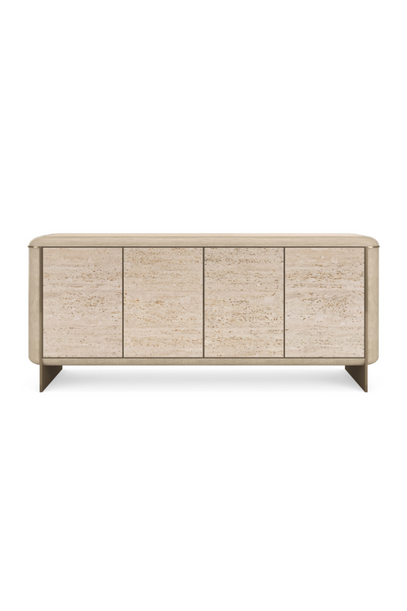 Travertine 4-Door Sideboard | Caracole Mojave | Caracole.eu.com
