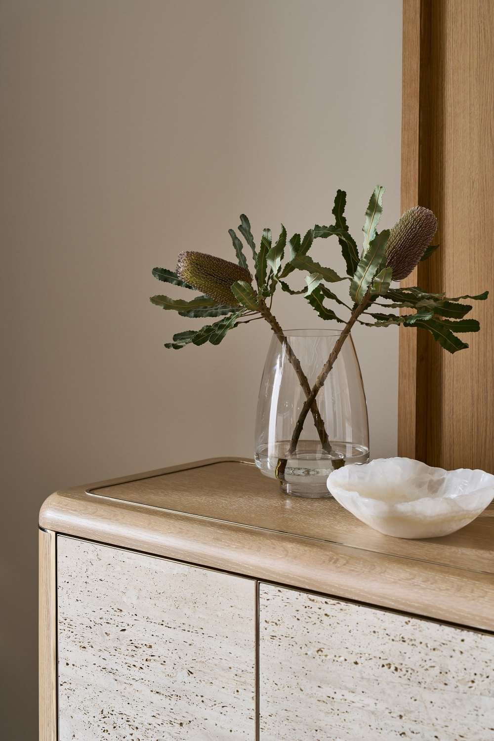 Travertine 4-Door Sideboard | Caracole Mojave | Caracole.eu.com