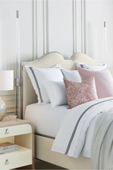 Cream Modern Classic Bed | Caracole The Post Is Clear | Caracole.eu.com