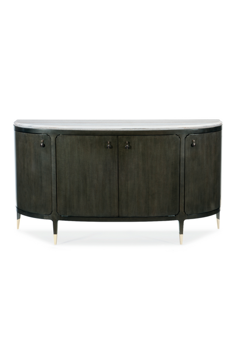 Black 4-Door Console Table | Caracole Serve Yourself | Caracole.eu.com