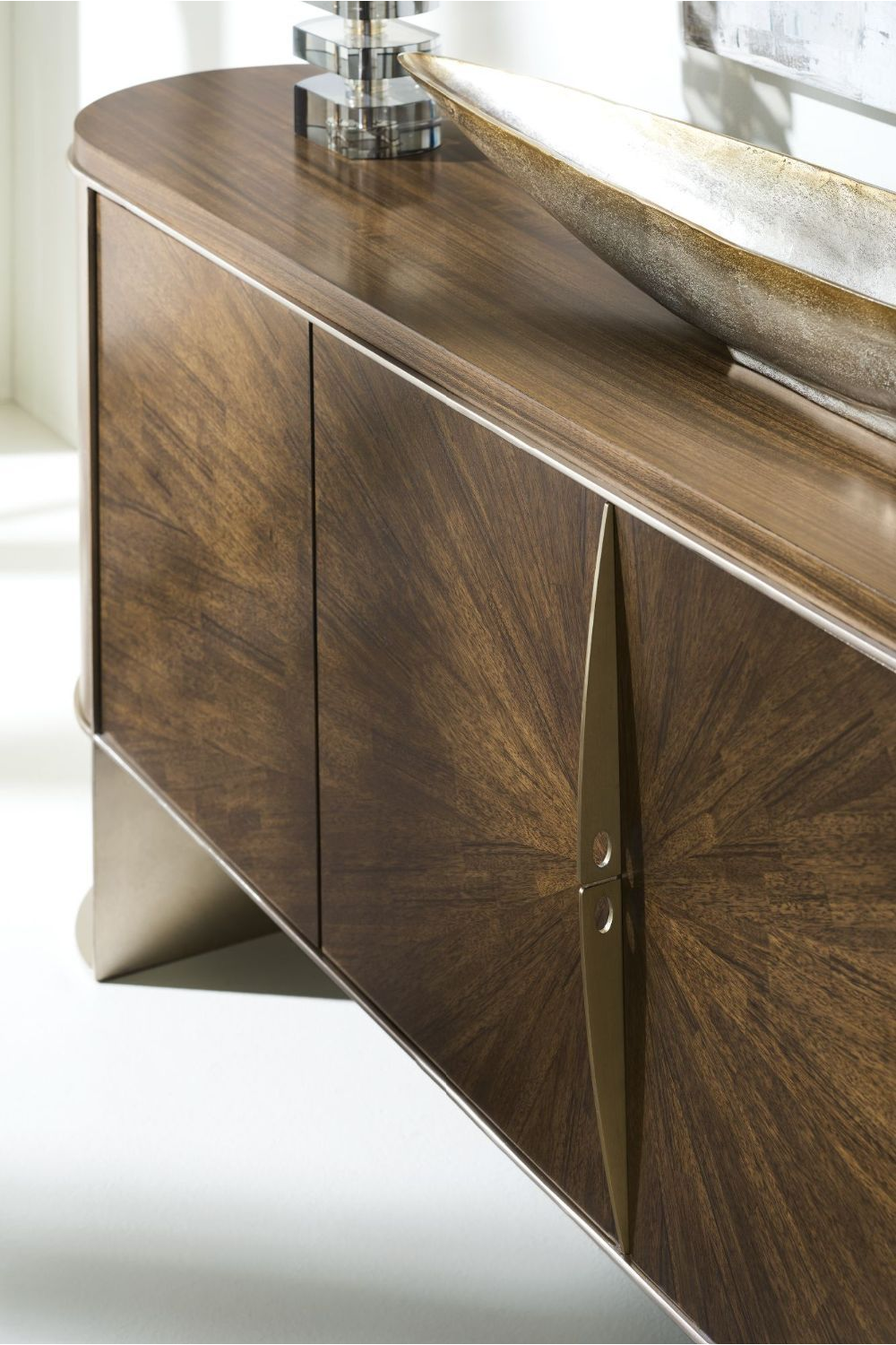 Modern Curved Media Unit | Caracole Prime Time | Caracole.EU.com
