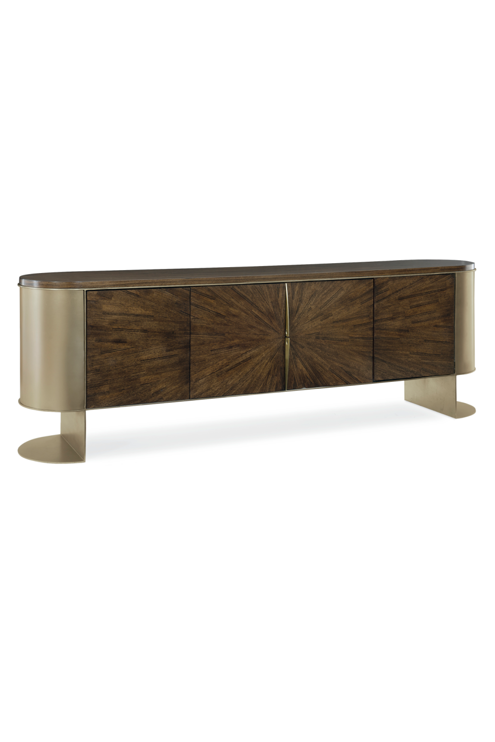 Modern Curved Media Unit | Caracole Prime Time | Caracole.EU.com