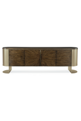 Modern Curved Media Unit | Caracole Prime Time | Caracole.EU.com