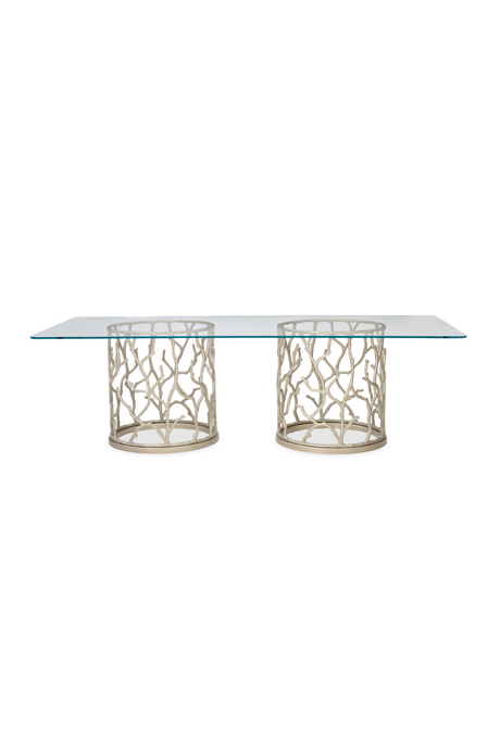 Rectangular Glass Modern Dining Table | Caracole Around The Reef | Caracole.eu.com