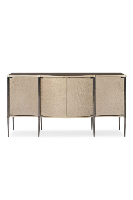 Curved Glass 4-Door Sideboard | Caracole A New Day | Caracole.eu.com