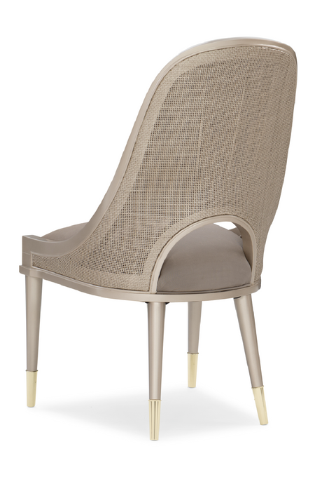 Cut-Out Back Dining Chair | Caracole Cane I Join You | Caracole.eu.com