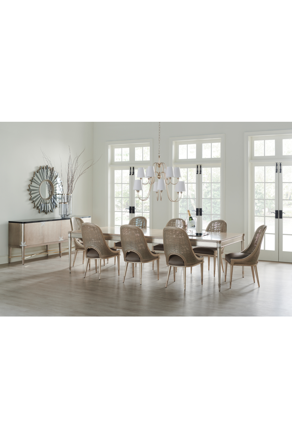 Cut-Out Back Dining Chair | Caracole Cane I Join You | Caracole.eu.com