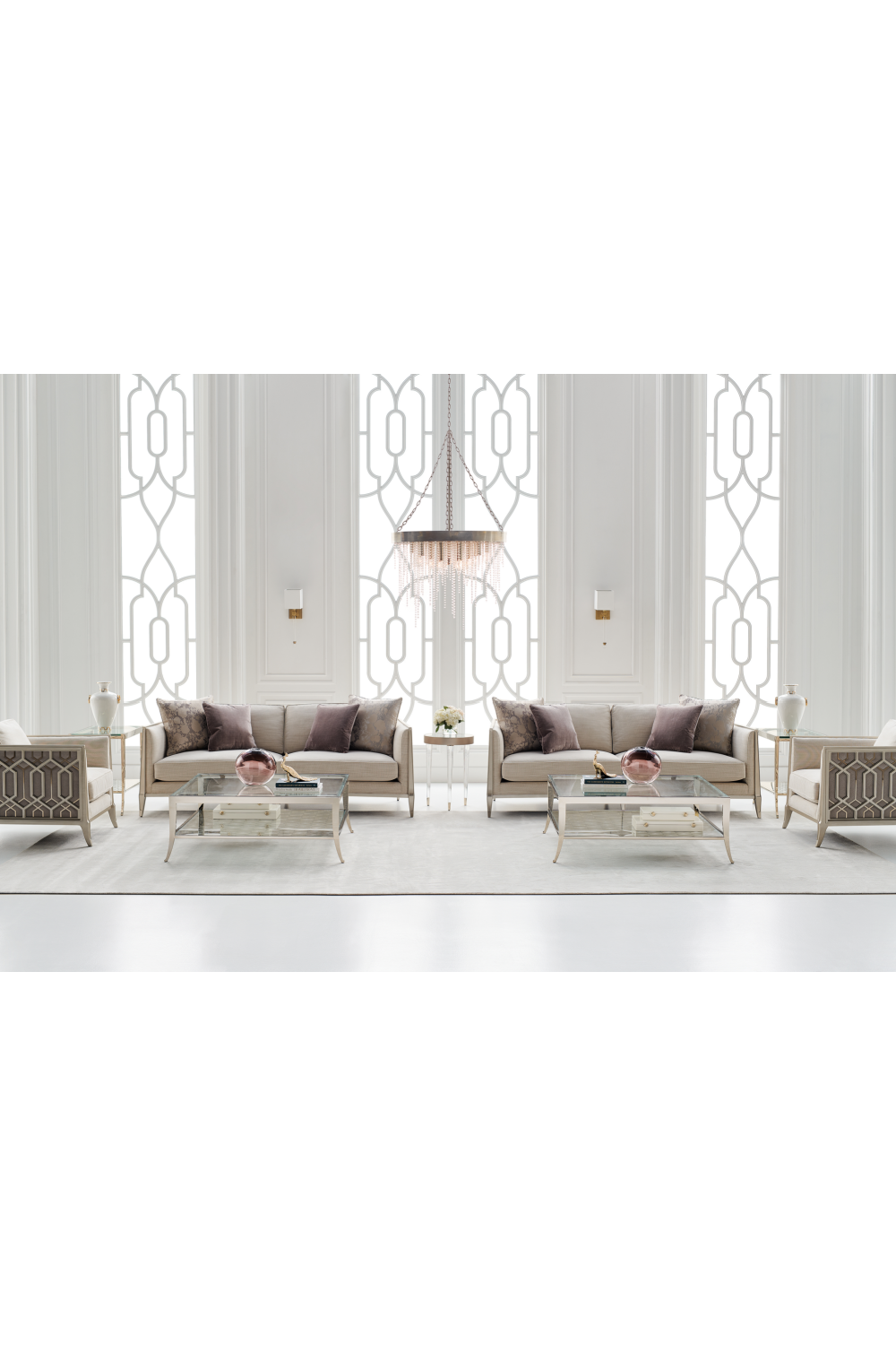 Round Mirrored End Table | Caracole Tri Me | Caracole.eu.com