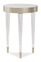 Round Mirrored End Table | Caracole Tri Me | Caracole.eu.com